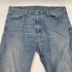 Mens Levis Jeans Relaxed Fit Light Wash Denim Pants 38x32
